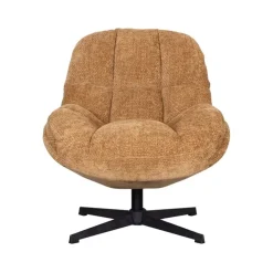 Fauteuil Huxley Cognac Stof