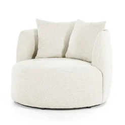 Fauteuil Louis met kussen beige spark