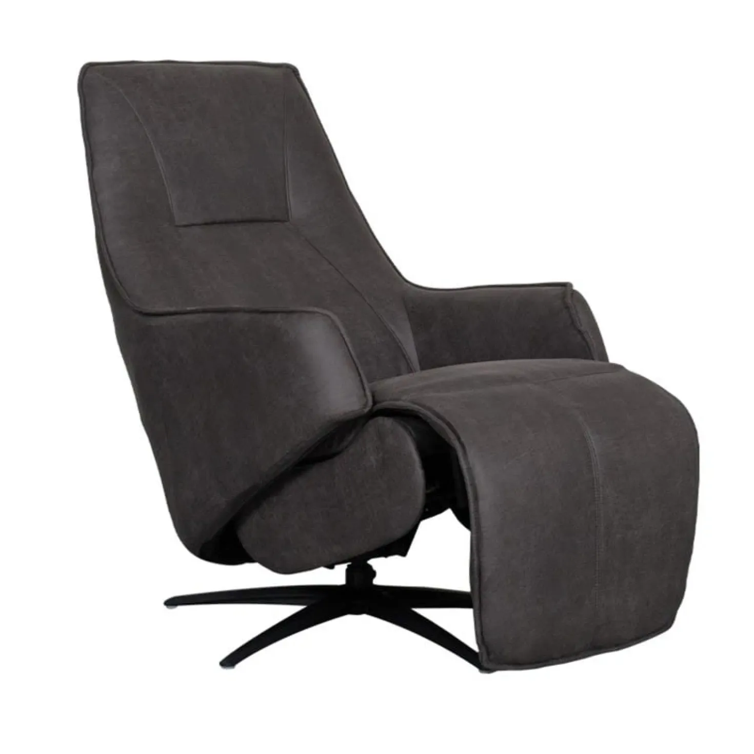 Fauteuil Odense Antraciet Microleder