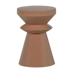 Fedde Bijzettafel metaal oudroze 30cm