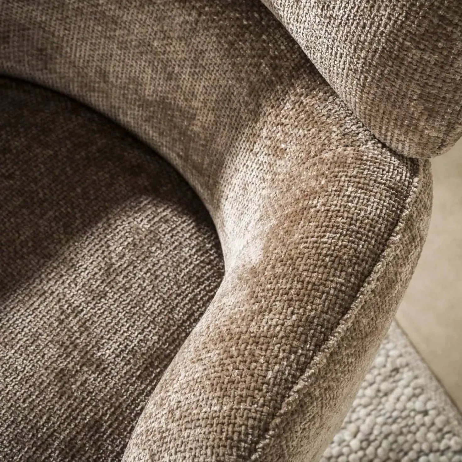Federico Fauteuil Hoven Champagne-bruin