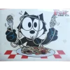 Felix the Cat Spaghetti - metalen bord