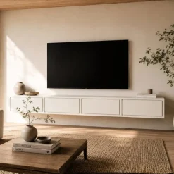 Fenno Zwevend Tv meubel zand 240cm
