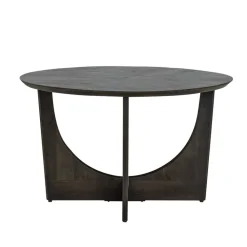 Fermo Eettafel rond olijfbruin mangohout 130cm