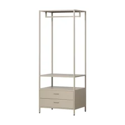 Ferris Open kledingkast metaal zand 70cm