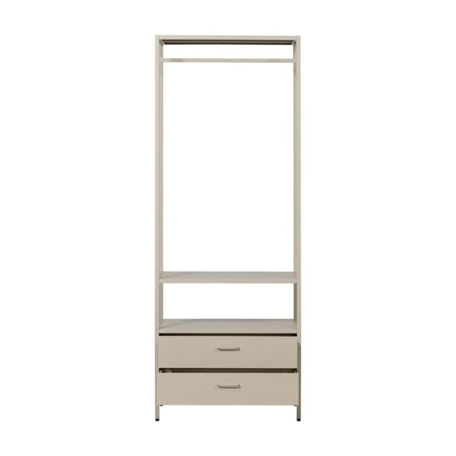 Ferris Open kledingkast metaal zand 70cm