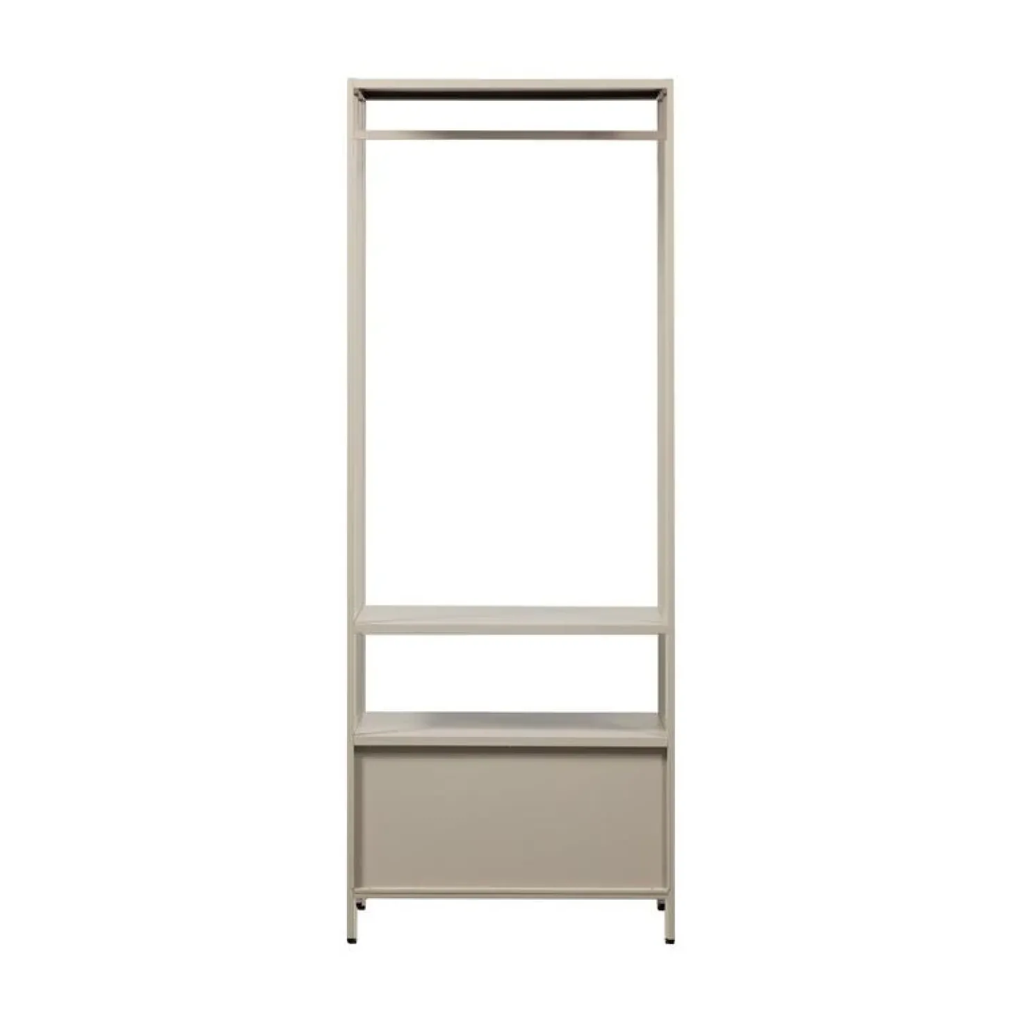 Ferris Open kledingkast metaal zand 70cm