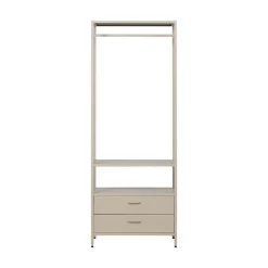 Ferris Open kledingkast metaal zand 70cm