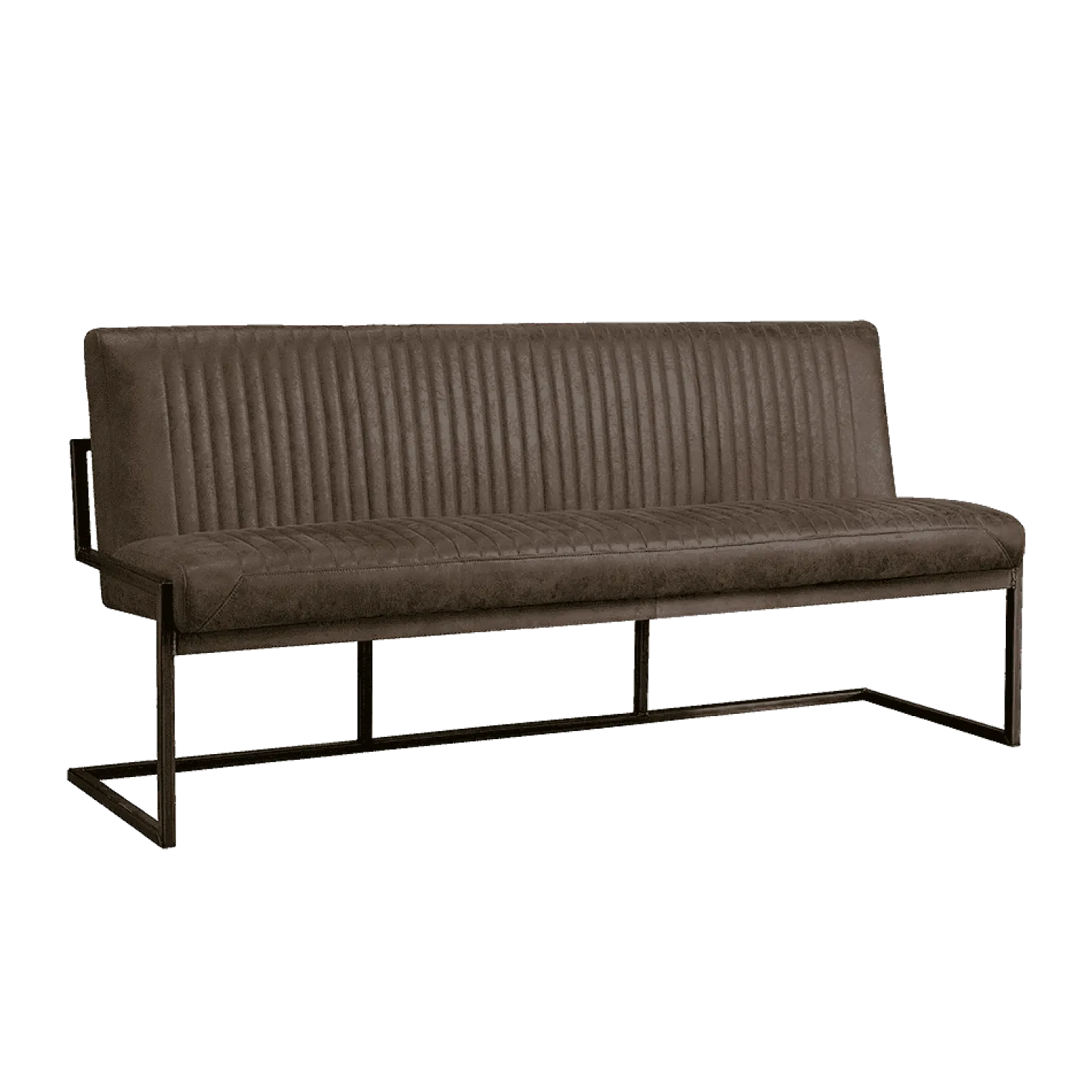 Ferro Eetkamerbank Donker bruin 155cm