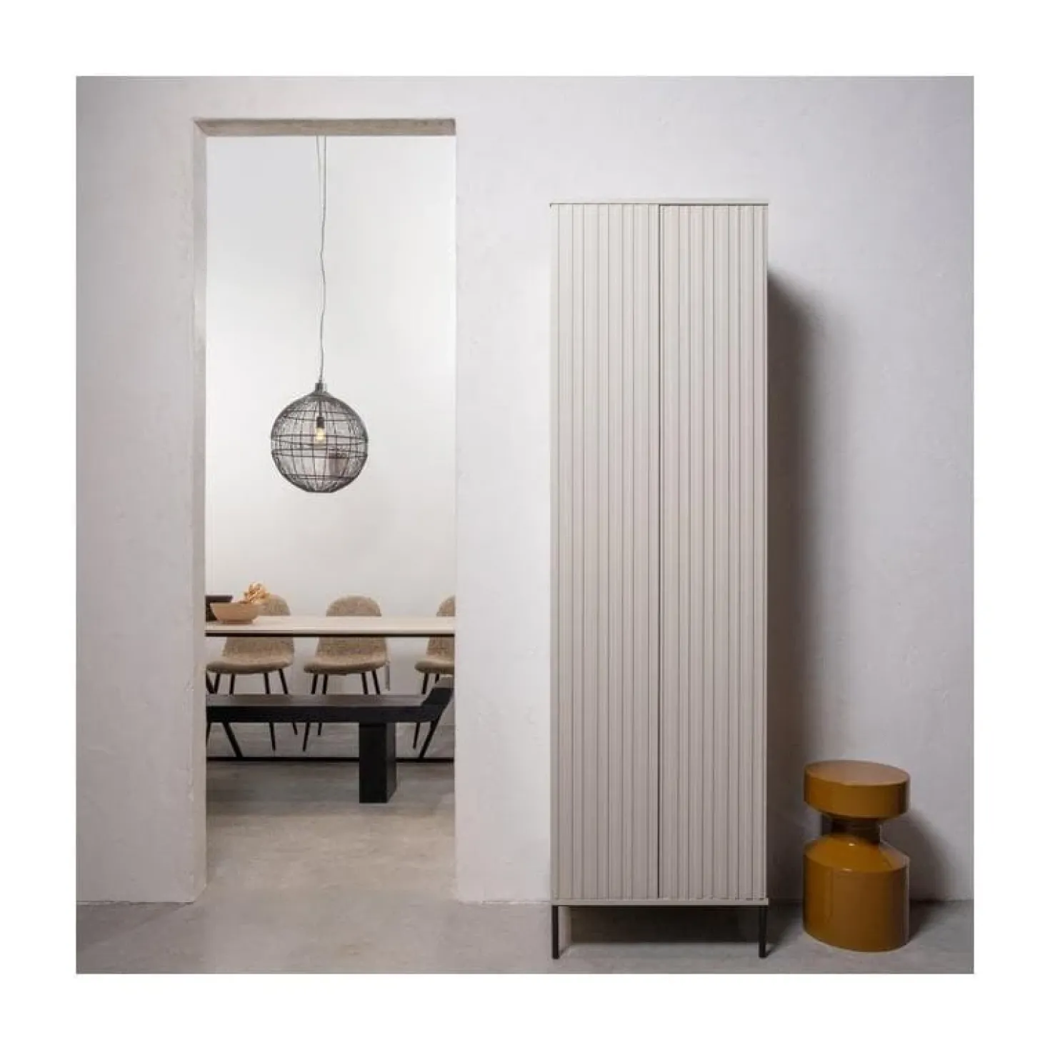 Ferry Bijzettafel metaal chrome 30cm