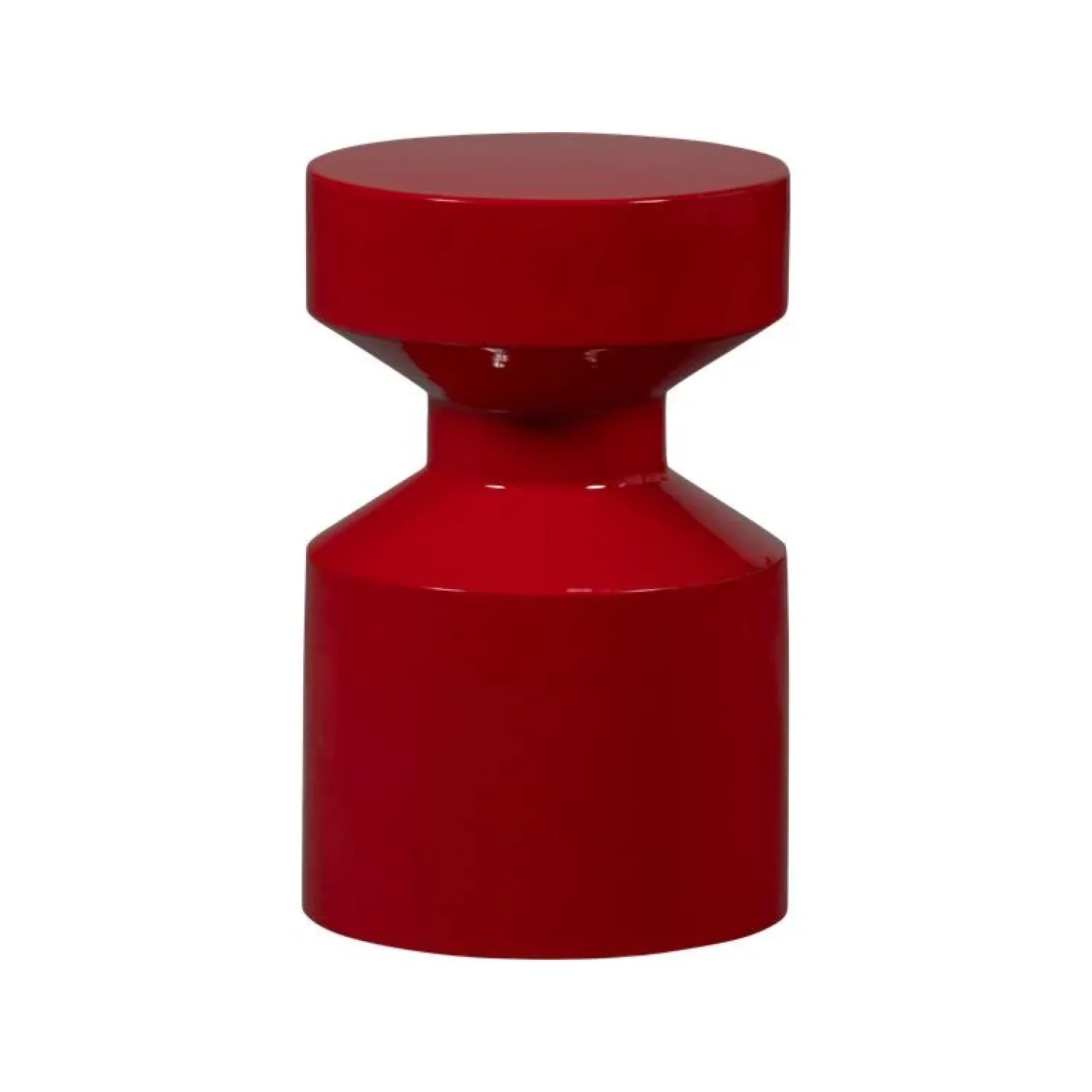 Ferry Bijzettafel rond Metaal Rood 30cm