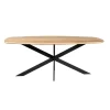 Ferry Eettafel Deens ovaal Naturel Eiken 180cm