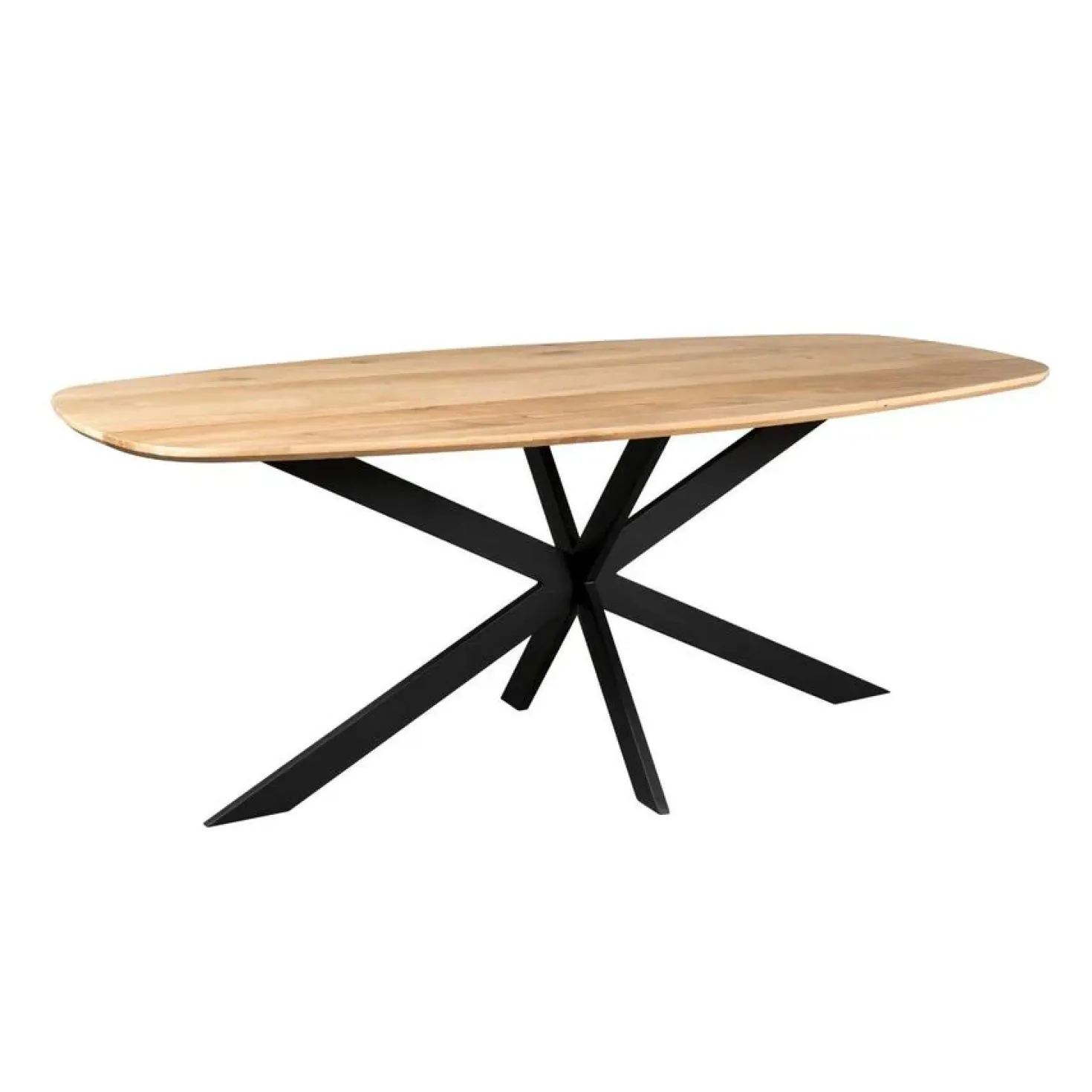Ferry Eettafel Deens ovaal Naturel Eiken 180cm