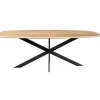 Ferry Eettafel Deens ovaal Naturel Eiken 280cm