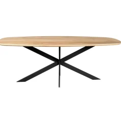 Ferry Eettafel Deens ovaal Naturel Eiken 280cm