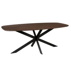 Ferry Eettafel Deens Ovaal Walnoot Eiken 180 cm