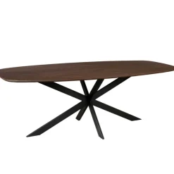 Ferry Eettafel Deens Ovaal Walnoot Eiken 200 cm