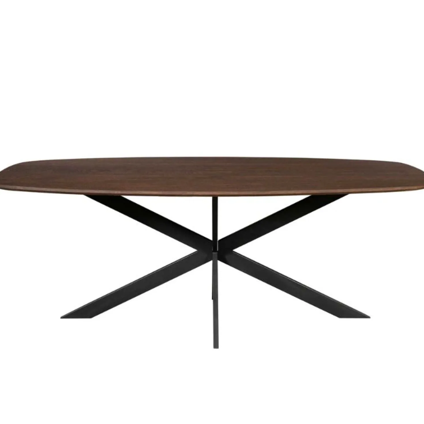 Ferry Eettafel Deens Ovaal Walnoot Eiken 200 cm