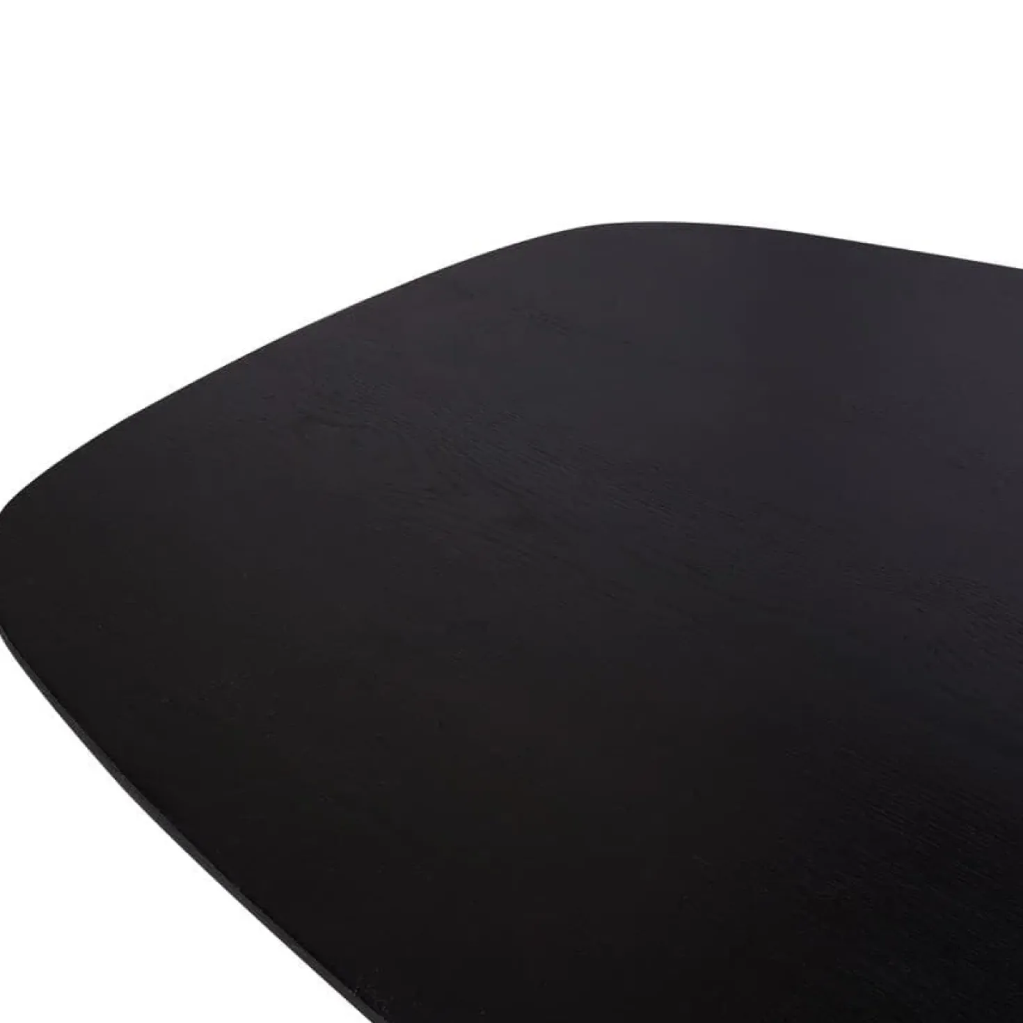 Ferry Eettafel Deens ovaal Zwart Eiken 200cm