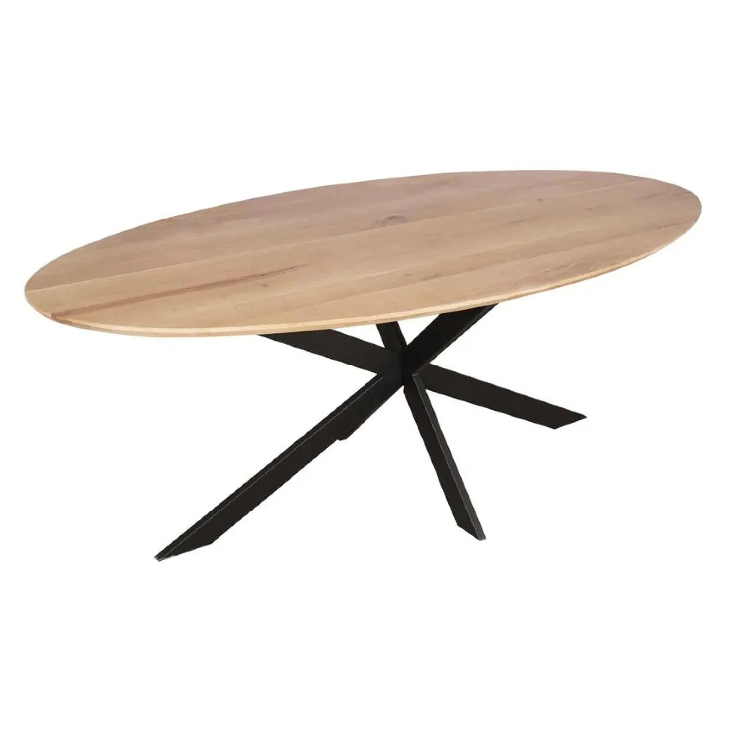 Ferry Eettafel Ovaal Naturel Eiken 180cm
