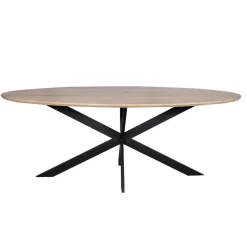 Ferry Eettafel Ovaal Naturel Eiken 280cm