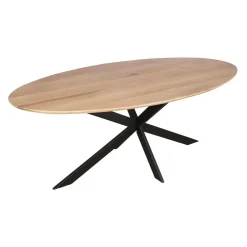 Ferry Eettafel Ovaal Naturel Eiken 280cm
