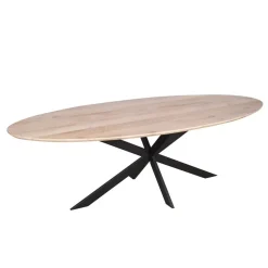 Ferry Eettafel Ovaal Naturel Eiken 210cm