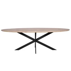 Ferry Eettafel Ovaal Naturel Eiken 210cm
