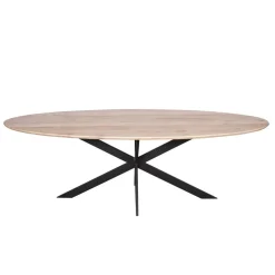 Ferry Eettafel Ovaal Naturel Eiken 240cm