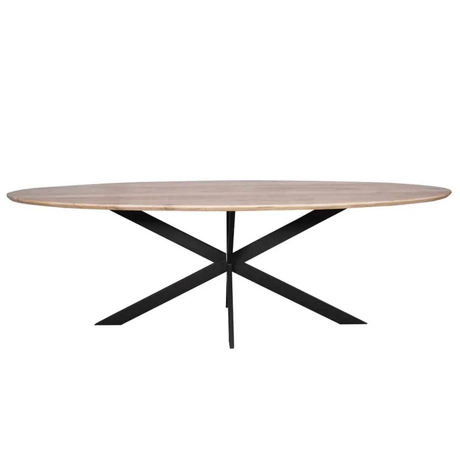 Ferry Eettafel Ovaal Naturel Eiken 240cm