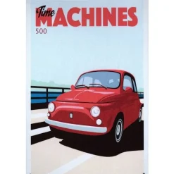Fiat 500 - metalen bord
