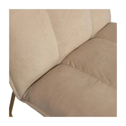 Fie Fauteuil ribstof zand