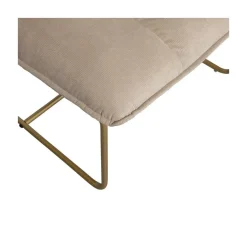Fie Fauteuil ribstof zand