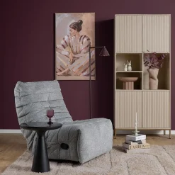 Fien Relaxfauteuil Grijs