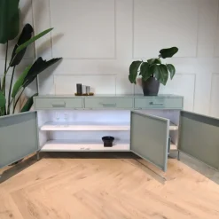 Figue dressoir 180cm olijfgroen