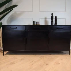 Figue dressoir 180cm zwart