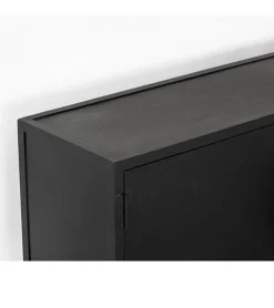 Figue tv meubel industrieel zwart metaal 200cm
