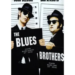 Film Blues Brothers Prison - metalen bord