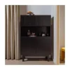 Finca Buffet-/drankkast grenen zwart 110cm