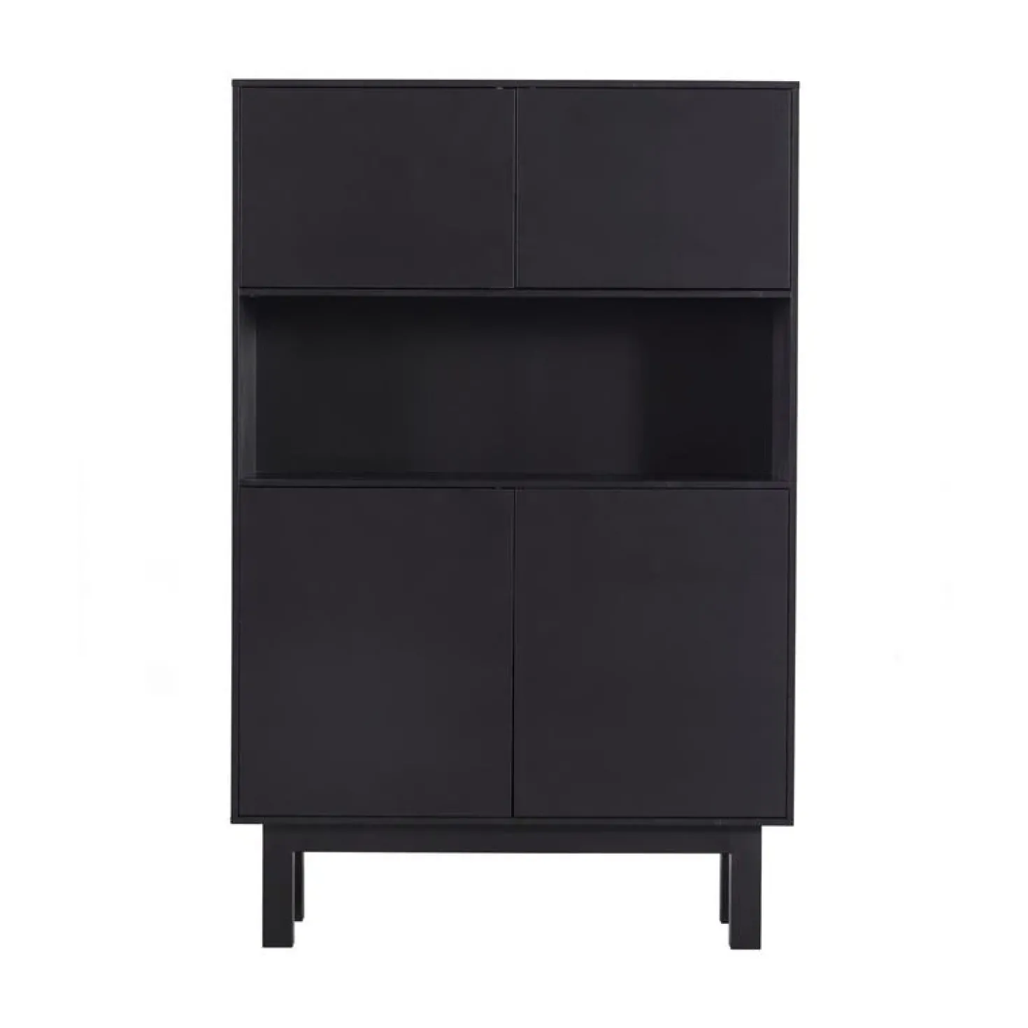Finca Buffet-/drankkast grenen zwart 110cm