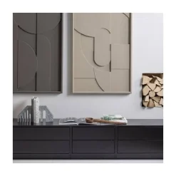 Finca Tv meubel grenen zwart 100cm