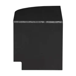 Finca Tv meubel rond links grenen zwart 78cm