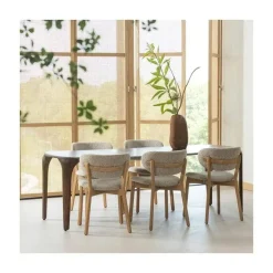 Fiore Eettafel mangohout donkerbruin 230cm