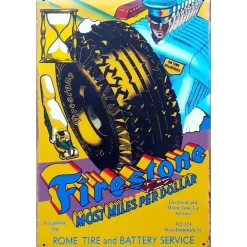 Firestone - metalen bord