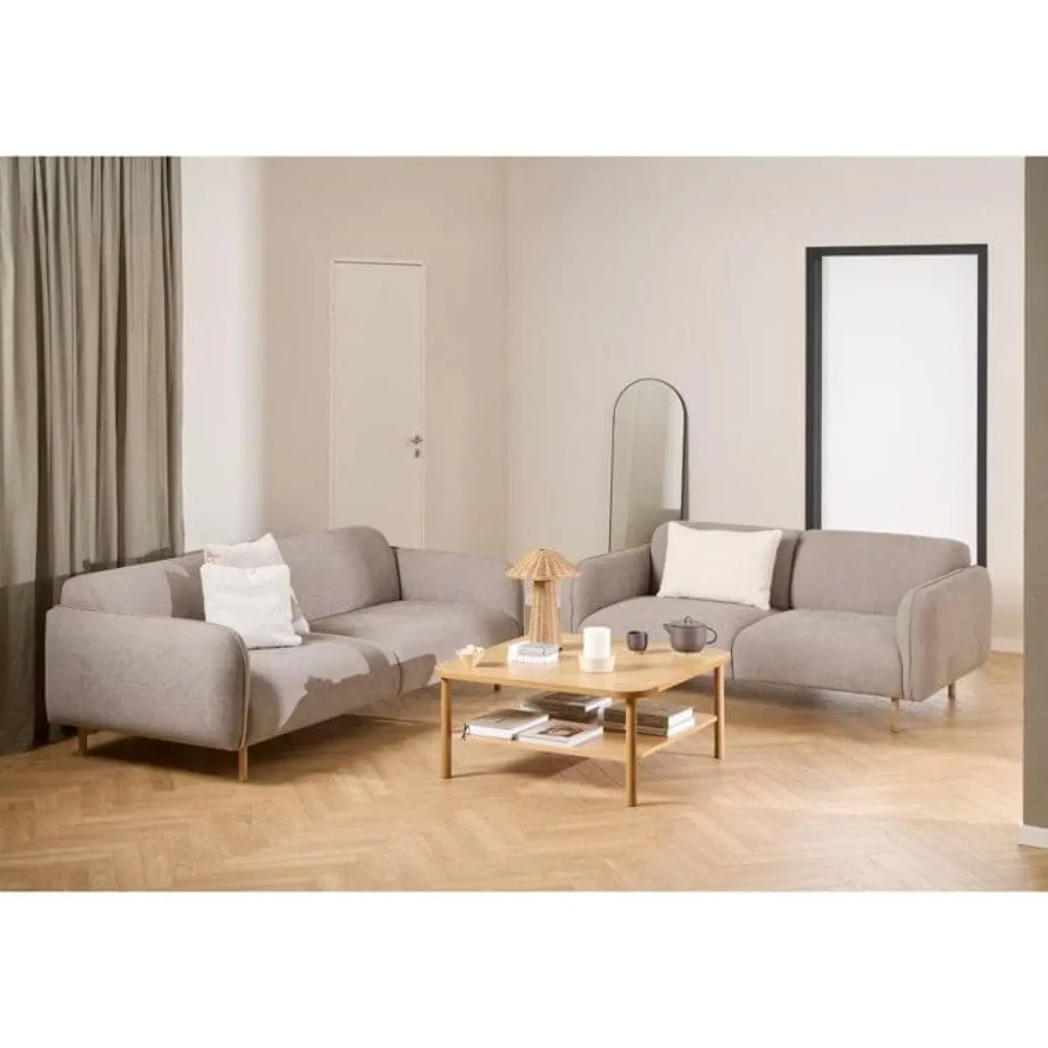Fjella Salontafel Naturel Eikenhout 90cm