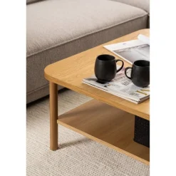 Fjella Salontafel Naturel Eikenhout 90cm