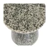 Fleck Bijzettafel rond Keramiek Donkergrijs 35cm