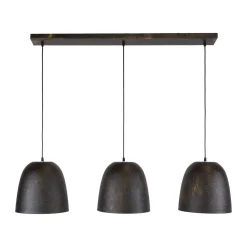Flint 3-lichts Hanglamp Bruin