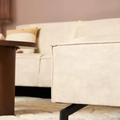 Floris Hoekbank 2,5 zits + Divan Rechts Beige Velvet