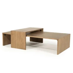 Flo Salontafel set van 2 Lichtbruin